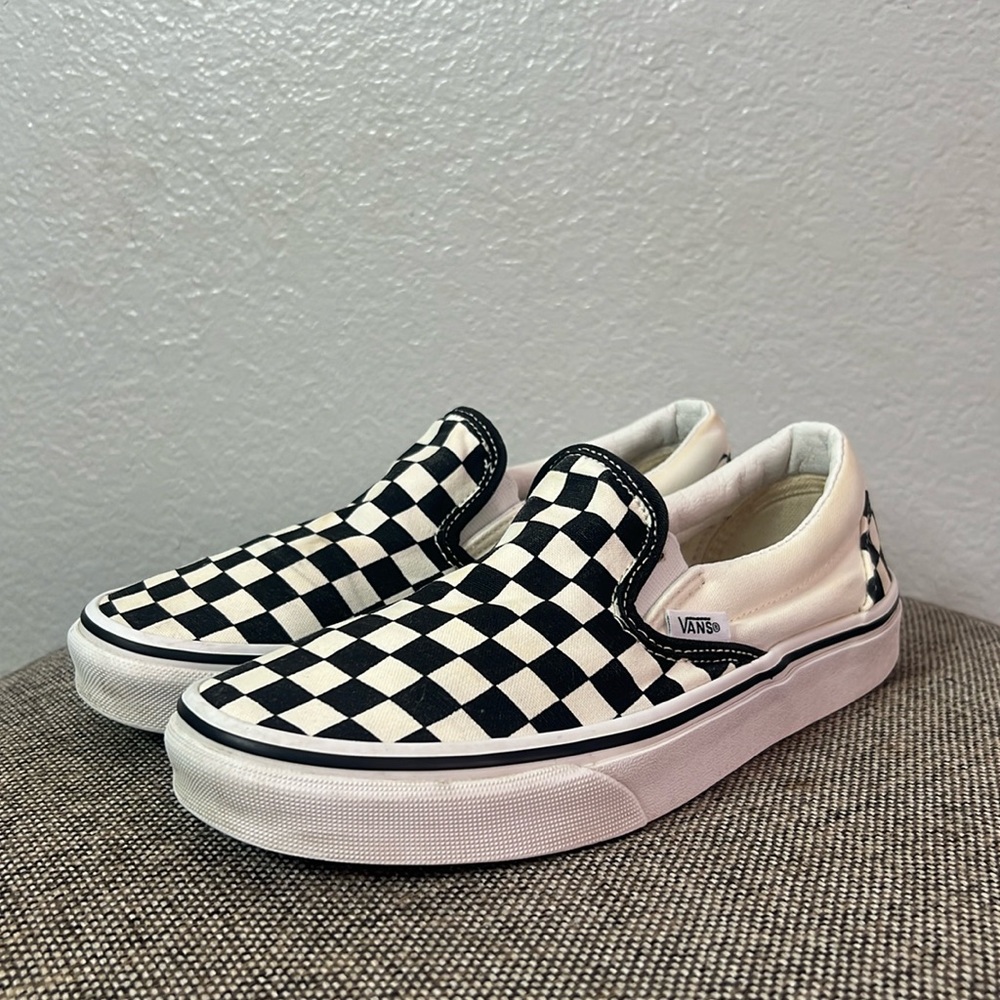 Vans Classic Slip-On Checkerboard Shoe